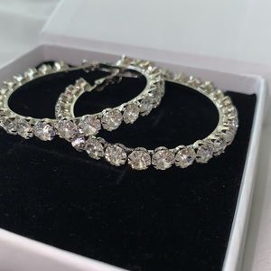 Y2K/ Early 2000’s Rhinestone Earrings